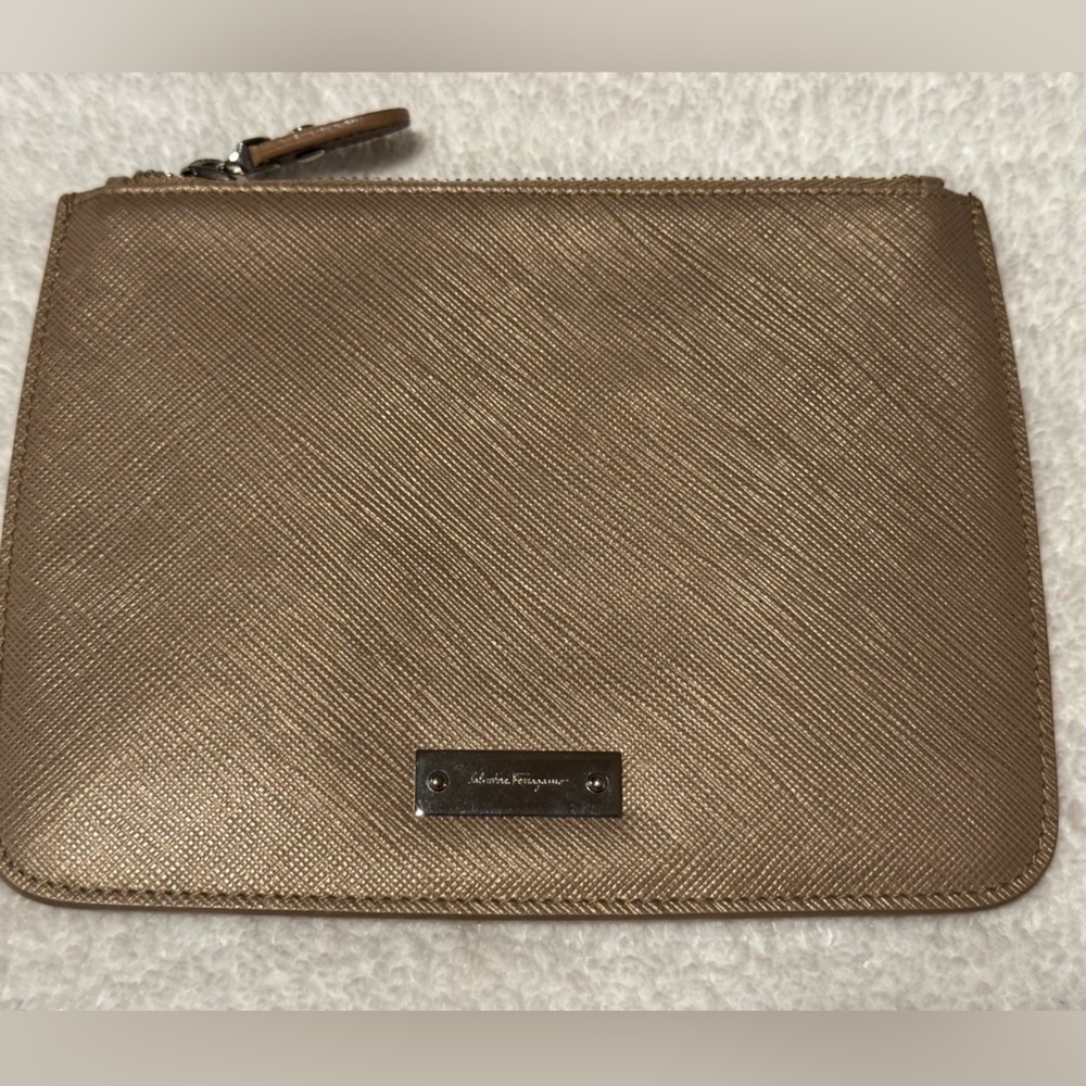 Ferragamo pouch. Like new condition!